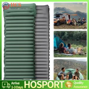 【HCS】10cm Self-Inflating Sleeping Mat Waterproof Ultralight Camping Mat Lightweight Air Cushion for Hiking Trekking