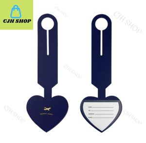 CJH SHOP Suitcase Luggage Heart Simple Bag Pendant Name ID Address Invitation Label Baggage Backpack Travel Accessories