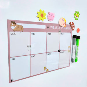 WTB Polar Bear Magnetic Fridge Magnet Daily Note Weekly Plan Monthly Plan Graffiti Message Work Note Memo