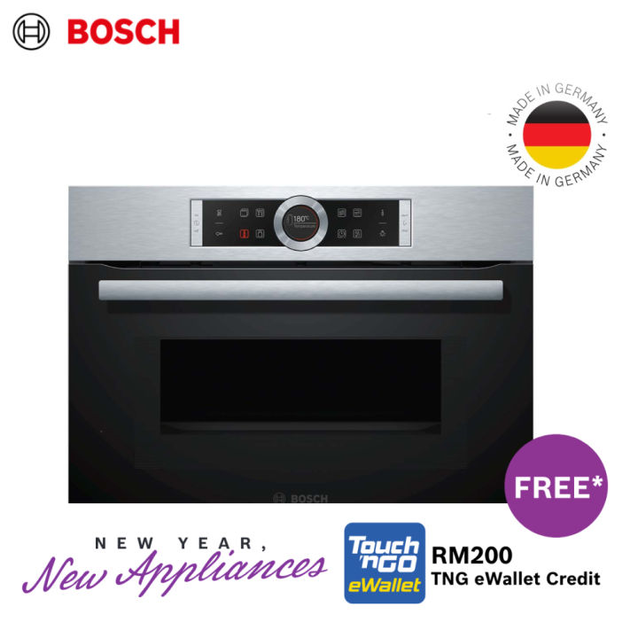 Bosch Series 8 45L Built in Compact Oven with Microwave Function