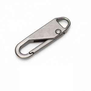 2pcs Zipper Head Replaceable Zipper Slider Multifunction Pull Clothing Zip Backpack Metal Slider Extension Fixer 拉链头 Zipper Head Zipper Lightning Repair Kits Zipper Pull For Zipper Slider DIY Zipper Pull Replacement Zipper Repair Kit Zipper Slider Pull Ta