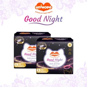 Unihope Over Night Menstrual Pants Sanitary Pants - Size M/L/XL (卫生裤/夜安裤)Mild and effective