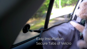 2 cái Tấm bảo vệ cửa xe Vải Oxford chống xước Guard bìa cho họa tiết cún cưng chống mòn cửa bảo vệ