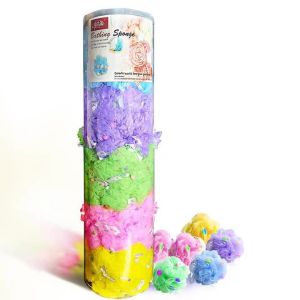 LZD Loofah Cylinder Diameter 30*90CM Regular Supermarket Sales round Barrel Transparent PVC