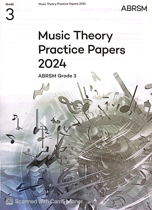 ABRSM Music Theory Practice Exam Papers 2024 - Grade 3 (Teori muzik ...