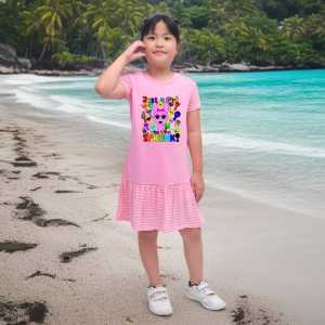 Dress Anak Perempuan SPRUNKI Untuk Usia 1-8 Thn Daster Anak Motif Terbaru