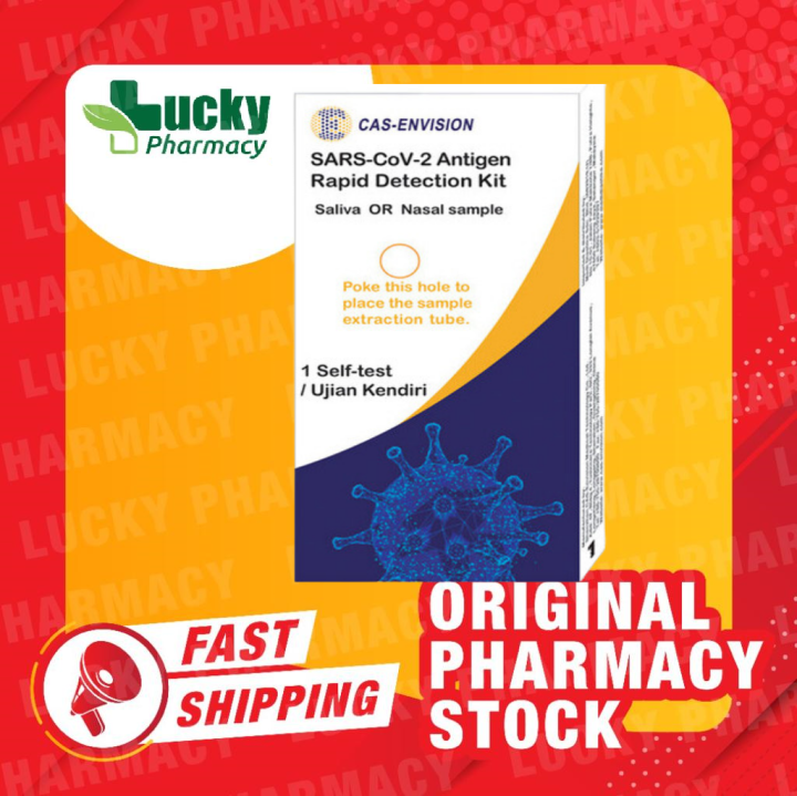 CASENVISION Covid19 Saliva / Nasal Self Test Kit 1s Approved by KKM