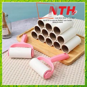 [Combo 10 Lõi ] Lăn Bụi Quần Áo/ Sofa Ga Giường Siêu Tiếp Kiệm (60 Lớp) TẶNG 1 CÂY LĂN BỤI
