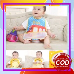 Sleber Plastik Celemek Makan Bayi Motif Karakter Celemek Makan Anak Waterproof