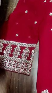 TOP C/W SHAHARA AND DUPPATA NEW DESIGN Fabric :- Faux Georgette Work:- Sequence Embroidery MK1046 KURTI