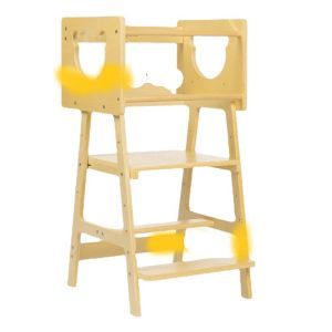 Kitchen Tower Montessori Learning Tower Children Step Stool 1-12 years Old Baby Dining Chair