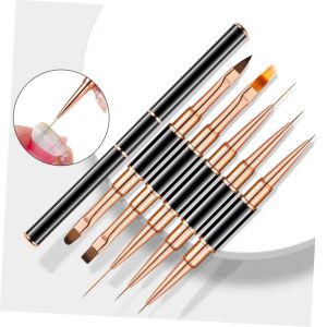 BRUSH SET-  Nail Art Brush UV Gel Extension Painting Brush Pen Nail French Stripes Lines DIY Nail Tool