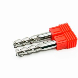 KRMAX TOOLS Good Performance HRC55 Carbide 3 Flutes For Alu Square End Mills Standard Length For Aluminium