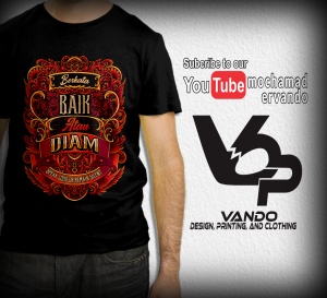 KAOS DAKWAH BERKATA BAIK ATAU DIAM / KAOS DISTRO PRIA KEREN MUSLIM