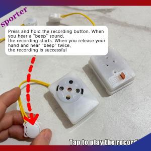 Sporter Voice Box For Stuffed Animal Recordable Sound Module Plush Toy Voice Message Recorder Device Recording Device With Clear Voice
