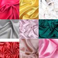 Vải lụa phi bóng mềm mịn, vải satin siêu mát bóng đẹp khổ 1m5. 