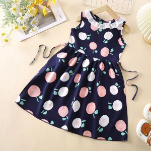 💥ส่งจากไทย💥ชุดเดรสเด็กผู้หญิง ผ้าพริ้วๆ สวยหวาน CK039