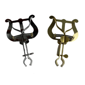 Portable Sheet Music Holder Brass Instruments Clip Metal Texture Suitable for Horn Trumpet Band Practice Performances