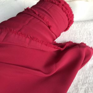 Vải Lụa Habutai Màu Đỏ Đô Khổ 1m55 - Chất Mềm Rũ Mỏng Co Giãn Nhẹ 2 Chiều Ít Nhăn - May Lót Áo Kiểu Bà Ba