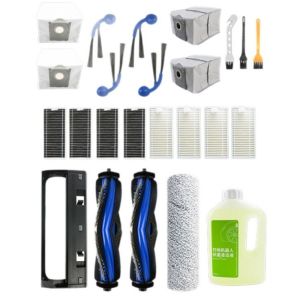 Ecovacs DEEBOT T80 T80 Omni Robot Vacuum Cleaner HEPA Filters Roller Main Brushes Mop Pads Dust Bags Side Brush Cover Accessories Replacement Parts
