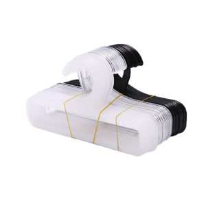 Fantic 10ชิ้นไม้แขวนเสื้ออเนกประสงค์ทำจากโลหะสำหรับแขวนผ้าพันคอ