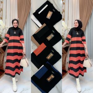 Midi dres salur mewah terbaru kekinian By NABIL