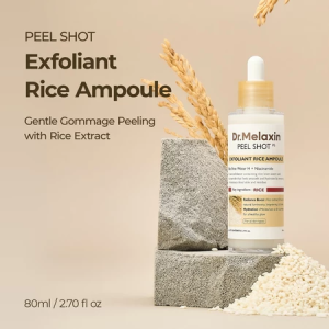 Dr.Melaxin Rice Rice and Black Rice Exfoliating Ampoule/Gentle exfoliation reducing blackheads Universal for skin 80ml