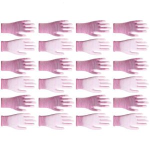 12 Pairs Waterproof Gloves for Gardening Fishing Warehouse Breathable Latex Coated Safety Work Gloves