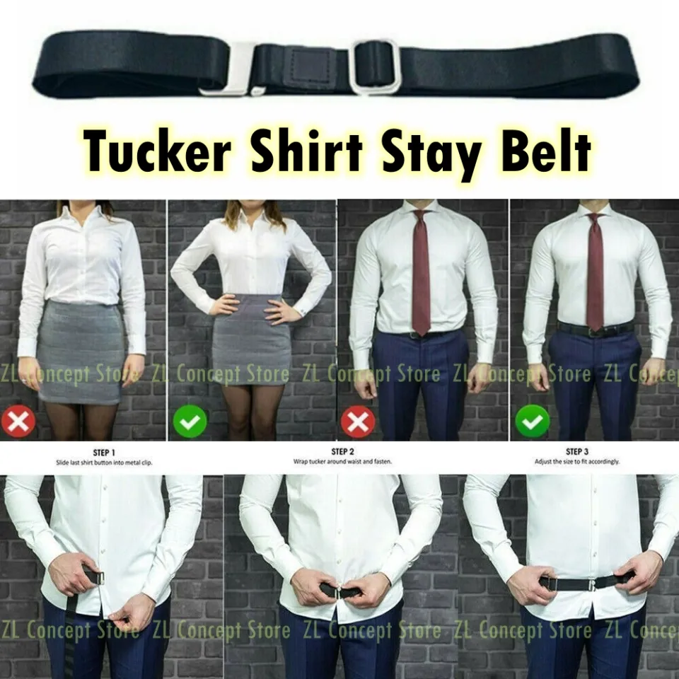 Shirt-Stay Best Shirt Stays Black Tuck It Belt Shirt Tucked Men