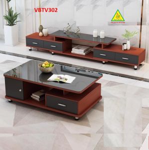 Bộ kệ tivi và bàn trà đẹp bàn sofa phong cách hiện đại sang trọng VBTV302