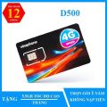 Sim Vina D500 Trọn Gói 1 Năm Sim 4G VinaPhone KM 5G/tháng 60gb/năm - Không cần nạp thẻ từ MƯỜNG THANH ROYAL - FREESHIP - CHƯA KÍCH HOẠT.. 