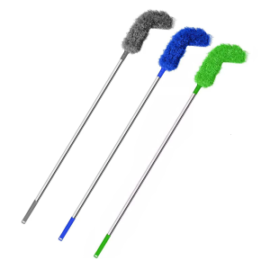 Gutter Maintenance Brush Equipped With Detachable Telescopic Rod For Debris Clearance And Storage