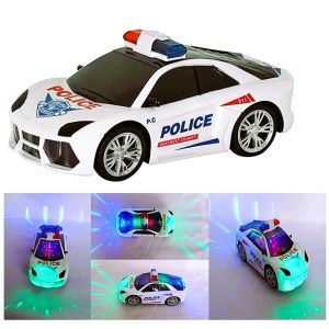 Scale Remote Control Police Car Toys Mainan Kereta Polis