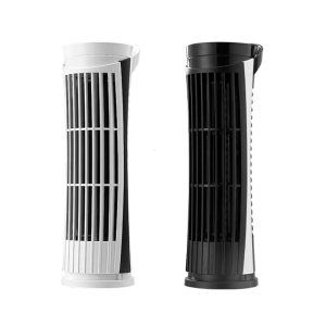 Bladeless Tower Fan with Adjustable Speeds Small USB Powered Desk Cooling Accessories Portable Student Room Desktop Fan
