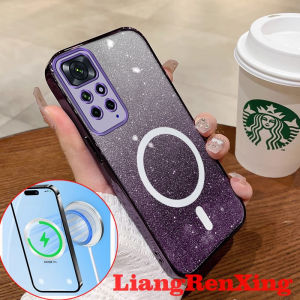 Case for Redmi Note 11 4G Xiaomi Redmi Note 11S Note 11 Pro 5G phone casing softcase silicone shockproof cover new design clear wireless magnetic attraction aesthetic sfbswx01