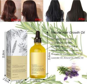 Natural Rosemary Hair Growth Essential Oil Repair Damaged Hair And Nourish Hair Oil For Hair Growth Organic For Dry Damaged Hair Thin Hair 纯天然迷迭香护发密发精油