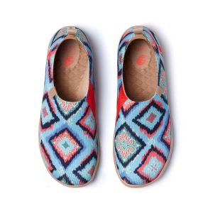 UIN Toledo A1 Womens Lightweight Loafers Casual Comfort Sneakers Art Travel Shoes-Speaking Girl
