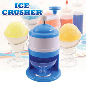 Mini Portable Manual Ice Crusher ABC Storage Box Snow Cones Machine/Pengisar Ais