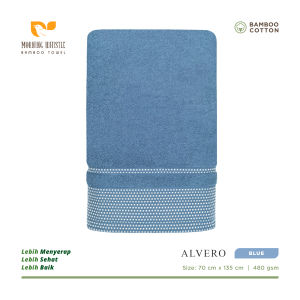 Morning Whistle Bamboo Towel - Alvero - Handuk Mandi Dewasa Katun Bambu 70 x 135 cm
