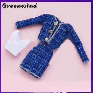 【Greenwind】 เสื้อผ้าแฟชั่นสำหรับตุ๊กตา1ชุด30ซม. ชุดสูทสามชิ้น1:6แบบหลายข้อต่ออุปกรณ์สำหรับแต่งตัวตุ๊กตา1ชุด