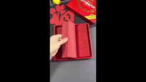 2024龙年新年窗花剪纸diy半成品儿童手工传统民俗中国风图案剪纸2024 Tahun Naga Potongan Kertas Bunga Tingkap Tahun Baru Produk Separuh Siap DIY Adat Resam Rakyat Tradisional Buatan Tangan Kanak-kanak Corak Gaya Cina Potongan Kertas