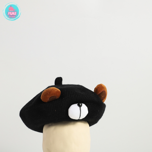 Mũ len nồi cho bé từ 5 tháng đến 3 tuổi hình gấu cực đáng yêu mũ len thời trang trẻ em Pama STORE ML03