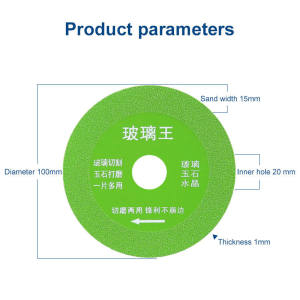 P PMC Lưỡi Cắt Kính / Gạch men kích cỡ 100mm Lắp máy cắt mài cầm tay - Đĩa đá cắt kim cương