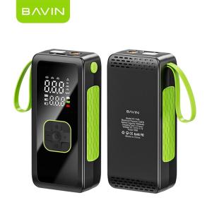 BAVIN PC1158S Portable 150 PSI Car Air Pump Air Compressor Tire Inflator w/ LED Light & 4500mAh Powerbank