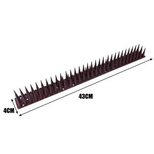 Bird Spikes Fence Spikes - Plastic Anti Climb Spikes - Cat Repellent Prickle Strips - Pigeon Crow Away Deterrent Spike - Outdoor Anti-Climb Security Bird Deterrent Fence Spikes