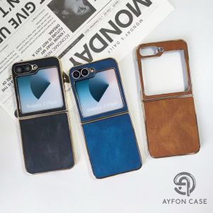 Samsung Galaxy Z Flip 4 Z Flip 5 Z Flip 6 / Samsung Phone Case ZFlip4 ZFlip5 ZFlip6 High end Fashionable Skin Texture Z Fold 4 Personalized Protection Drop Case AF-221
