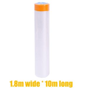 10 m/cuộn đồ nội thất chống bụi che phim tủ quần áo Giường cát bụi che chắn vải che chắn phim ô tô phun màng bảo vệ