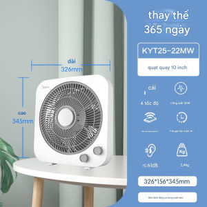 Quạt hộp tản gió Midea công suất 30W cánh 10 inch/ công suất 36W cánh 12 inch - Bảo hành 12 tháng