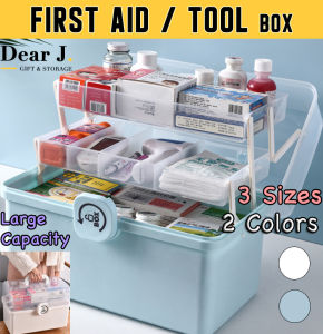 3 tiers Tool Box/3 sizes/Multi-Purpose Storage Box/storage container/Stationary First Aid Box