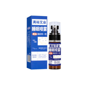 Natural Sleep Spray Aromatherapy Sleep Aid Calming Ebony Agarwood Scent Promotes Restful Sleep and Reduces Stress